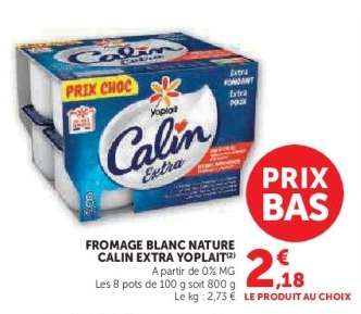 FROMAGE BLANC NATURE CALIN EXTRA YOPLAIT