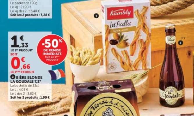 BIERE BLONDE LA GOUDALE 7.2°