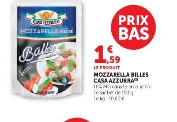MOZZARELLA BILLES CASA AZZURRA