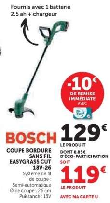 BOSCH COUPE BORDURE SANS FIL EASYGRASS CUT 18V-26