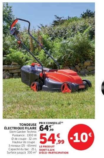 Tondeuse Electrique Filaire