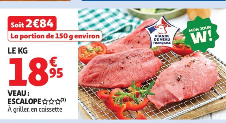 Veau : Escalope***