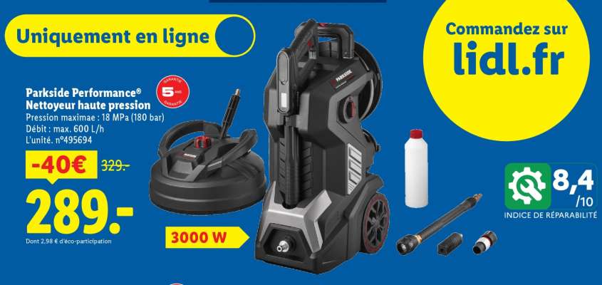 Parkside Performance® Nettoyeur haute pression