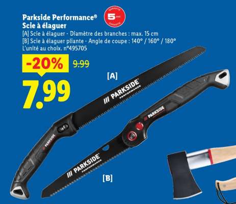 Parkside Performance® Scie à élaguer