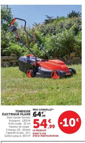 Tondeuse Electrique Filaire
