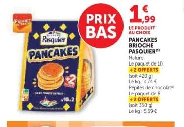 Pancakes 'Brioche Pasquier'