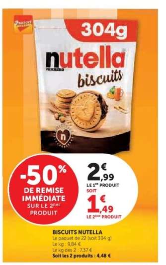 Biscuits Nutella