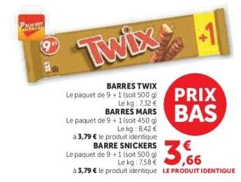 Barres Twix