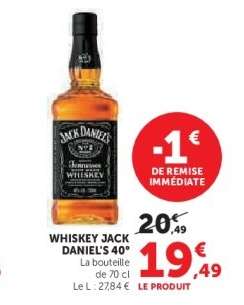 WHISKEY JACK DANIEL'S 40°