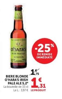 Biere Blonde O'Hara's Irish Pale Ale 5,2°
