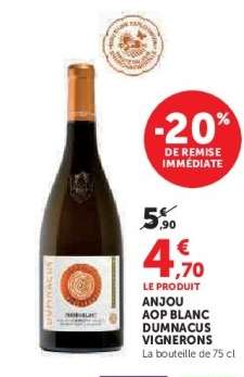 ANJOU AOP BLANC DUMNACUS VIGNERONS
