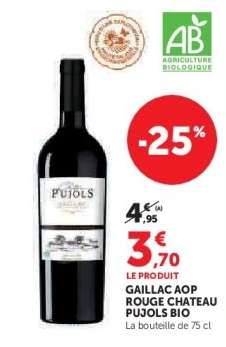 Gaillac AOP Rouge Chateau Pujols Bio