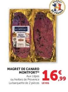 Magret de canard MONTFORT