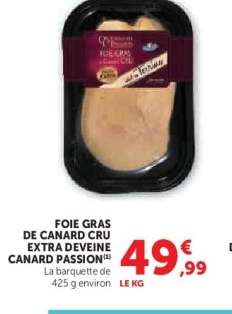 Foie Gras de Canard Cru Extra Deveine Canard Passion