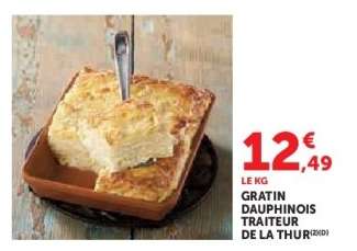 Gratin Dauphinois Traiteur de la Thur