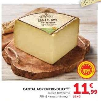 Cantal AOP Entre-Deux
