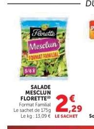 SALADE MESCLUN FLORETTE