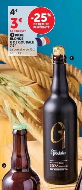 Bière Blonde G de Goudale