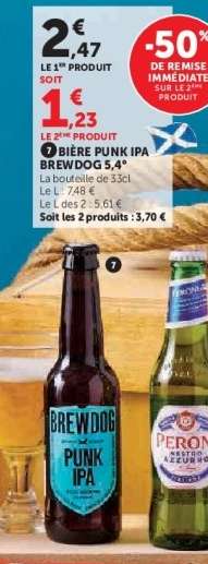 BIERE PUNK IPA BREWDOG 5,4°