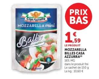 MOZZARELLA BILLES CASA AZZURRA