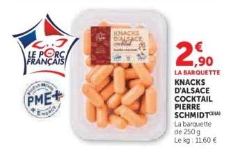 KNACKS D'ALSACE COCKTAIL PIERRE SCHMIDT