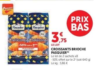 CROISSANTS BRIOCHE PASQUIER