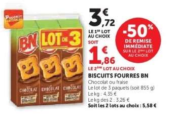 Biscuits Fourrés Bn