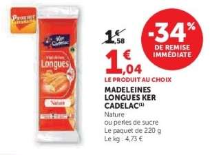 Madeleines longues KER CADELAC