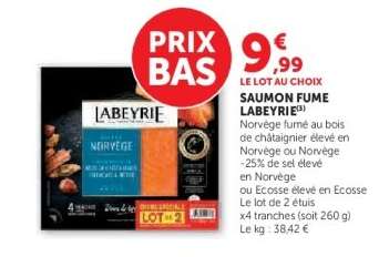 SAUMON FUMÉ LABEYRIE