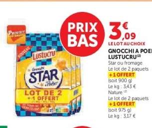 Gnocchi À Poêler Lustucru