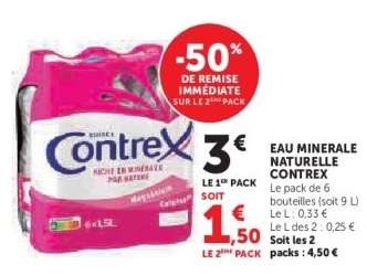 Eau Minérale Naturelle Contrex