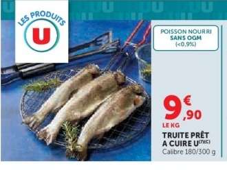 TRUITE PRÊT A CUIRE