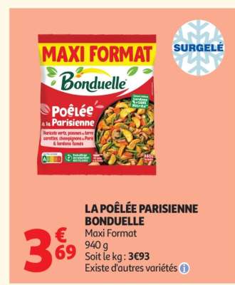 LA POÊLÉE PARISIENNE “BONDUELLE”