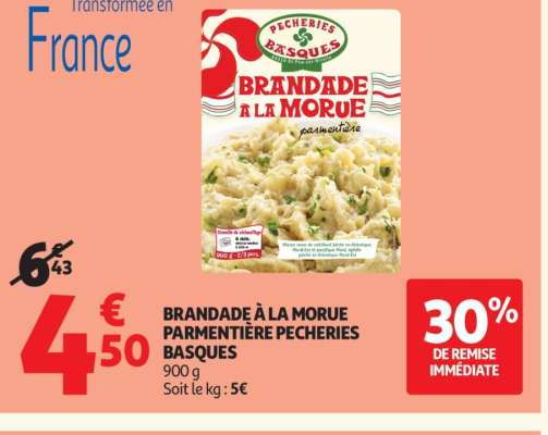 Brandade À La Morue Parmentière Pêcheries Basques