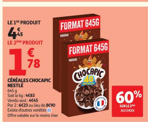 Céréales Chocapic Nestle