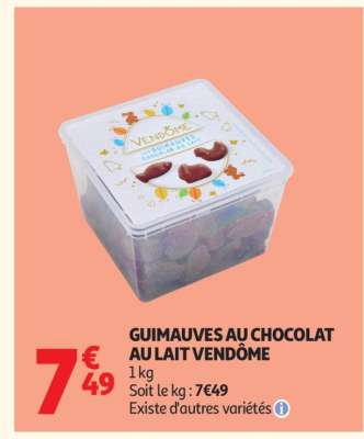 GUIMAUVES AU CHOCOLAT AU LAIT VENDÔME