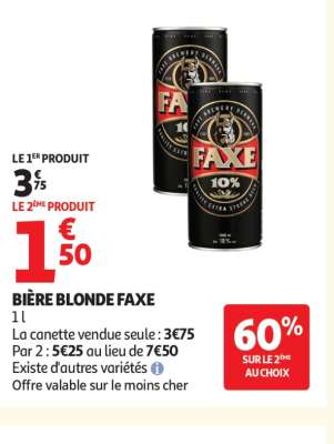 BIÈRE BLONDE FAXE
