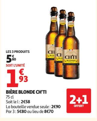 Bière Blonde Ch'ti*