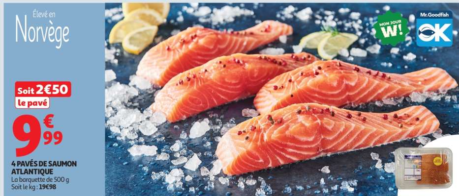 4 Pavés De Saumon Atlantique