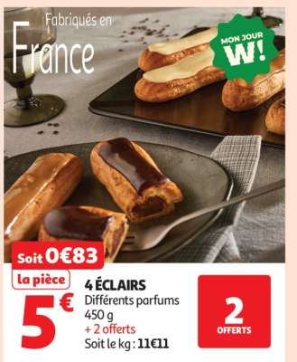 4 Éclairs