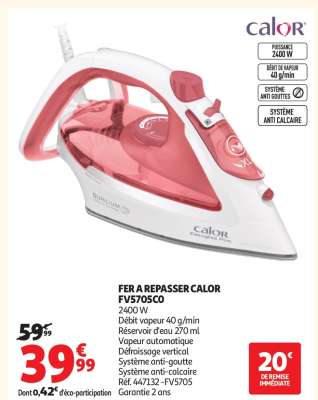 FER A REPASSER CALOR FV5705C0