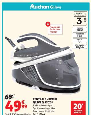 CENTRALE VAPEUR QILIVE Q.5702