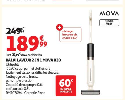 BALAI LAVEUR 2 EN 1 MOVA K30