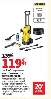 Nettoyeur Haute Pression K3 Car