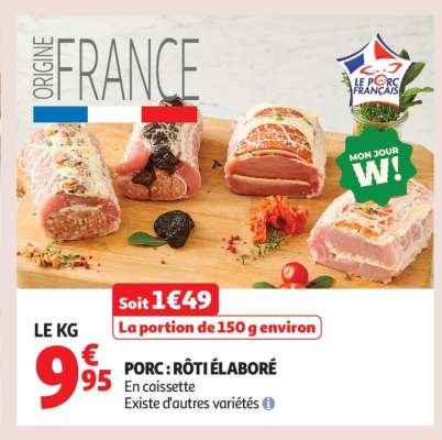 Porc : Rôti Élaboré