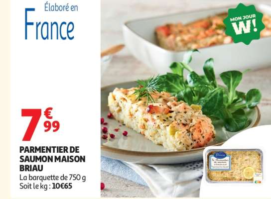 Parmentier de saumon MAISON BRIAU