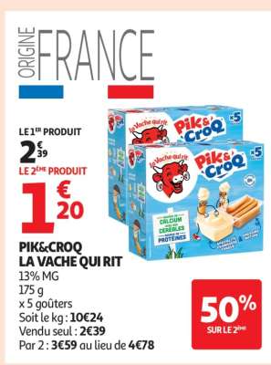 PIK & CROQ' "LA VACHE QUI RIT"