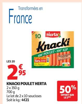 Knacki Poulet Herta