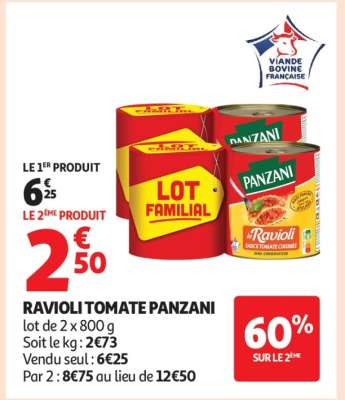 RAVIOLI TOMATE PANZANI