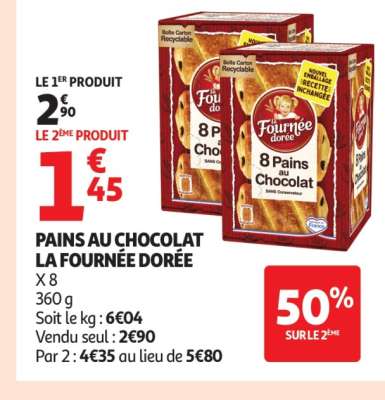 Pains Au Chocolat La Fournée Dorée